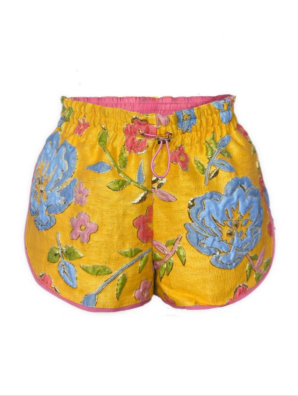 ✨️🌸Arianne Elmy Yellow Good Luck Shorts, Size Small